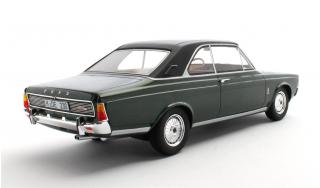 Ford Taunus P7B coupé green metallic `69-`71 Cult Scale Models 1:18 Resinemodell (Türen, Motorhaube... nicht zu öffnen!)